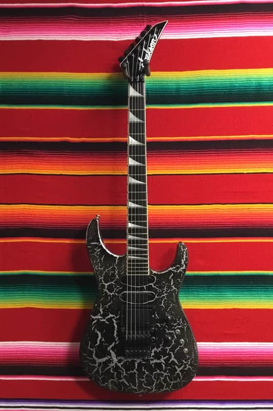 Jackson Soloist Black Crackle 1987 image 1