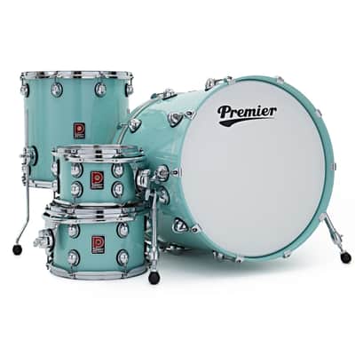 Premier Genista Maple Series 22" Four-Piece Maple Shell Pack Pistachio PGM22-4SPPIS image 3