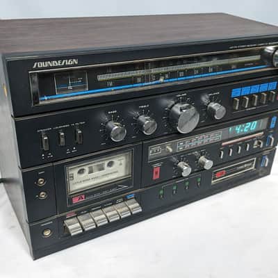 Vintage Soundesign Compact System Model 5958 AM/FM Stereo Receiver, Cassette Recorder, 8-Track Player image 1