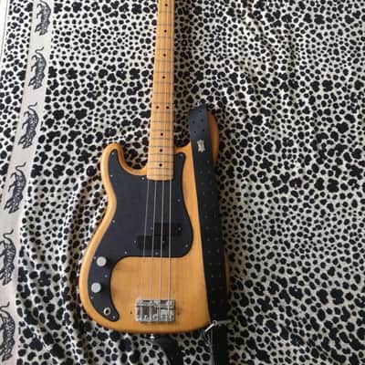 Left-handed Fernandes Burny Olds  from mid 1970s in Vintage Natural. image 2