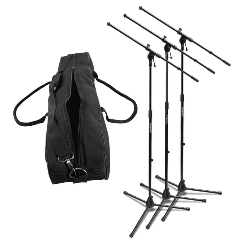 On-Stage Euro Boom Mic Stands with Bag-3 Stands *USA Small Business* image 1