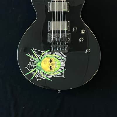 ESP LTD KH-3 Kirk Hammett Signature Spider - Black with Spider Graphic & Hard Case image 1