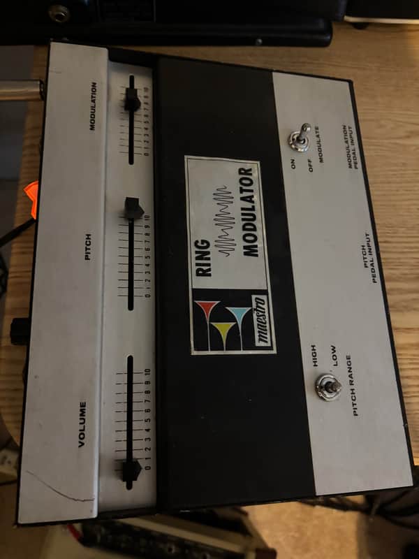 1971 Maestro RM-1A Ring Modulator Pedal by Oberheim - Incredible Vintage Ring Modulator Effect image 1