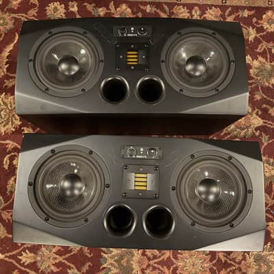ADAM Audio A77X Active Monitors (Pair) 2010s - Black image 1