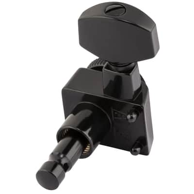 Fender Locking Stratocaster®/Telecaster® Staggered Tuning Machines (Black) (6) image 3