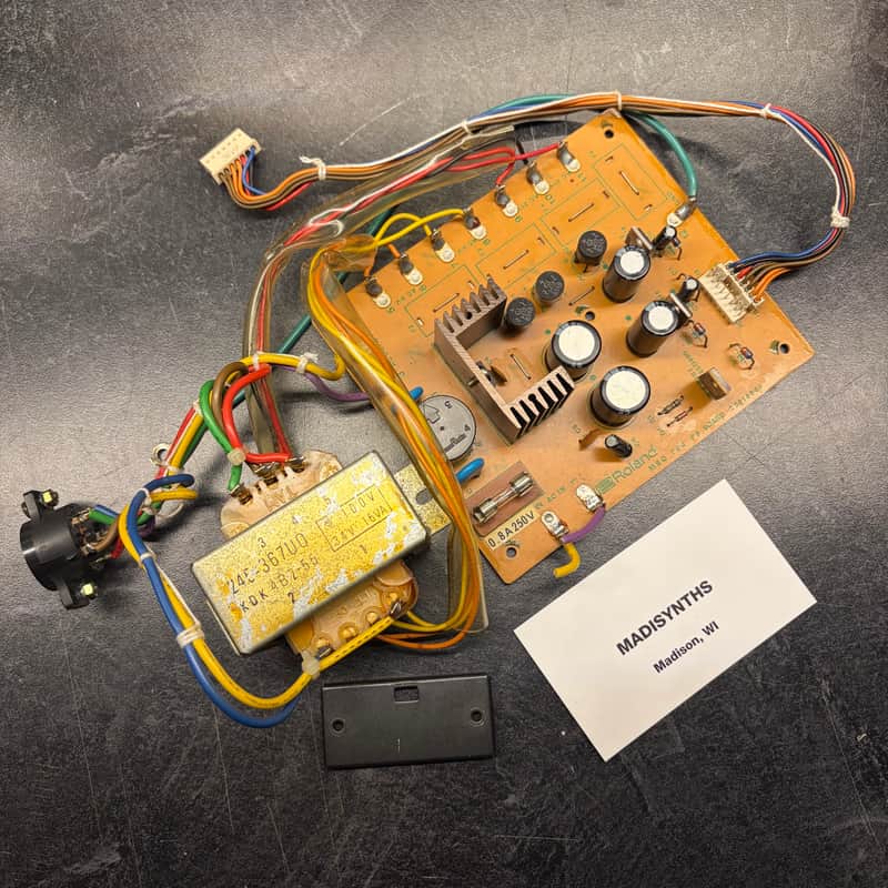 ORIGINAL Roland Power Assembly (Transformer, PSU Board, Voltage Selector) (22455367U0 & ESE-37811) for MSQ-700 image 1