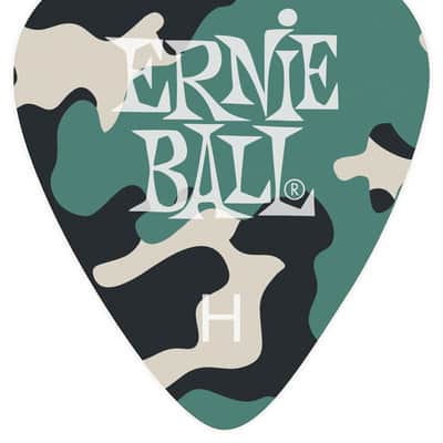 ERNIE BALL 9223 Celluloid Camouflage Pick 094mm Plektren Heavy (12 Stück) image 2