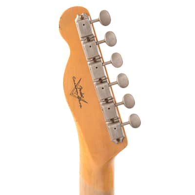 Fender Custom Shop 1952 Telecaster "Chicago Special" Heavy Relic Super Aged Blue Sparkle w/Gold Anodized Pickguard (Serial #R124568) image 7