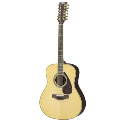 Yamaha L Series Rosewood 12-String Folk Acoustic Guitar With Passive Pickup With Hard Bag image 2