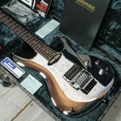 Ibanez - 2021 JS1CR Joe Satriani Sustainiac - Chrome - w/OHSC - x2677 - USED image 21