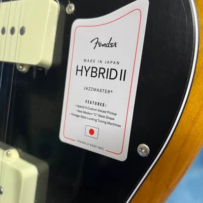 Immagine *AS NEW* 2025 Fender Japan Hybrid II Jazzmaster Vintage Natural, MIJ - 11