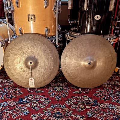 15" intermediate stamp (1959-1966) istanbul k. zildjian hi-hats image 1