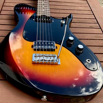 Aria Pro II Jet B'Tone 3 Tone Sunburst Baritone Electric Guitar *Demo Video Inside* image 3