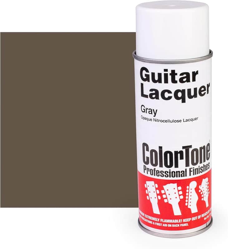 ColorTone Gray Aerosol Guitar Lacquer image 1