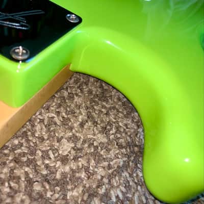 2019 Fender FSR Player Series Stratocaster  Electron Green, Limited  Edition electric guitar image 6