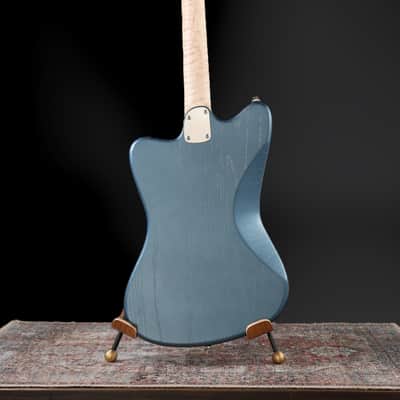 Deimel Firestar - Charcoal Blue / Natural Aluminum. Novak pickups + Leslee Circuit. NEW, (Authorized Dealer) image 10
