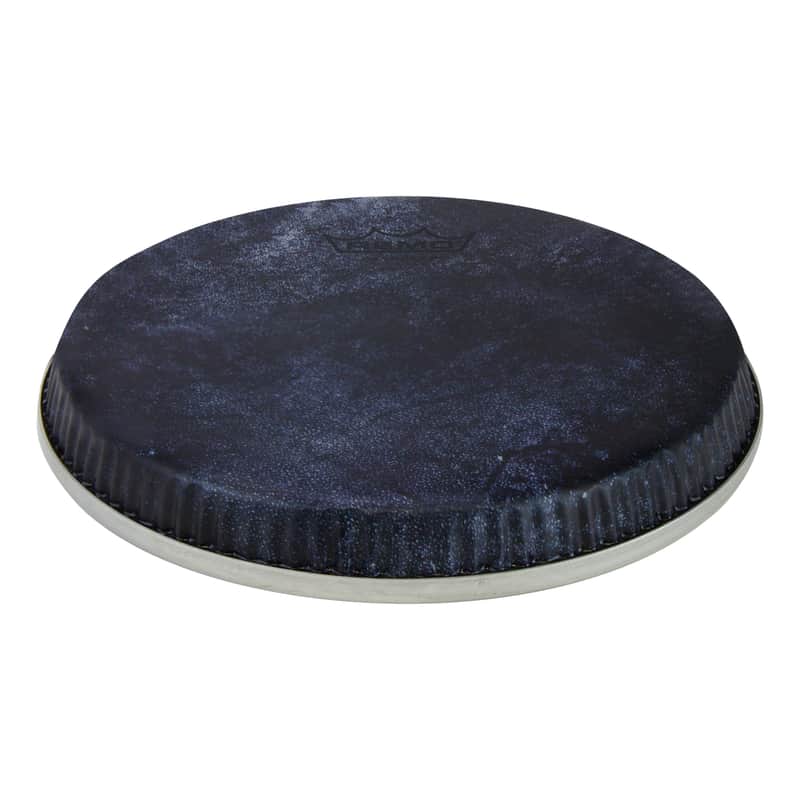 Remo S-Series Skyndeep Bongo Drumhead - Black Calfskin Graphic, 6.75" image 1
