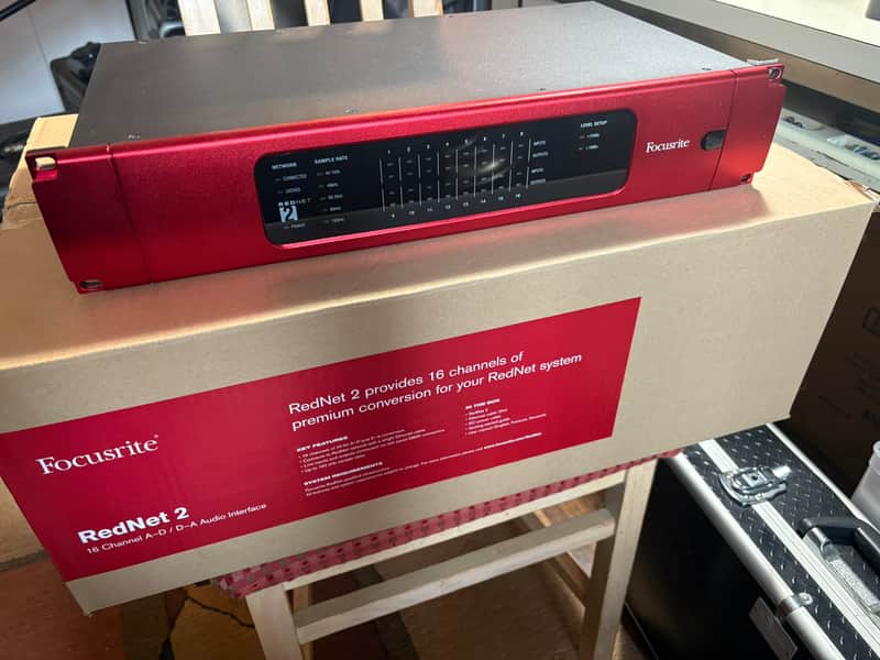 Focusrite RedNet 2 Dante Audio Interface image 1