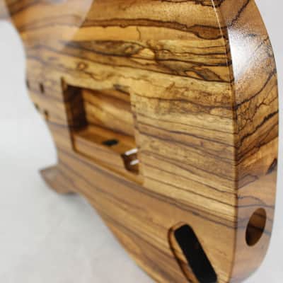 Finished Zebrawood RG Guitar body fits Ibanez(tm) 6 string AANJ RG and Jem Necks J1398 image 4