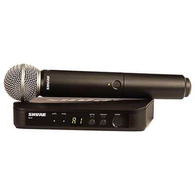 Shure BLX24/SM58 Wireless Microphone Vocal System w SM58 Microphone H9 Band image 2