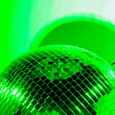 (2) Eliminator EM12 12" Disco Mirror Balls w/ Motor Rings For Dance Floor/Disco image 4