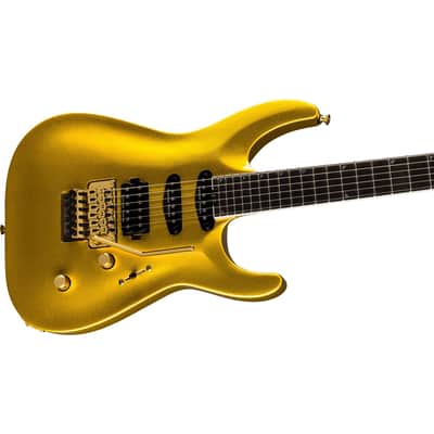 Jackson Pro Plus Series Soloist SLA3 Ebony Fingerboard w/ Seymour Duncan Pickups - Gold Bullion image 2