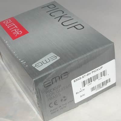 EMG 57-8H Passive Mount 8 String Active Pickup (Black)  New with Warranty image 1