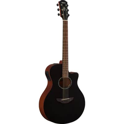Yamaha APX600M SMB Cutaway APX Thinline Ac./Elec. Guitar, Matte Smoky Black image 2