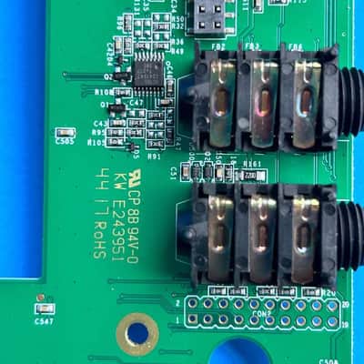 NI KOMPLETE S25 MK1 MIDI Keyboard Part ON/OFF AC USB Input Power Board PBC-01-F0 image 9