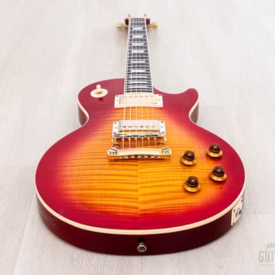 1998 Gibson Les Paul Standard Plus Limited Edition Flame Top Cherry Sunburst w/ 57 Classic PAFs & Case, Yamano image 10