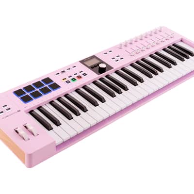 Arturia KeyLab Essential 49 Mk3 MIDI Keyboard Controller (Rose Quartz) image 3