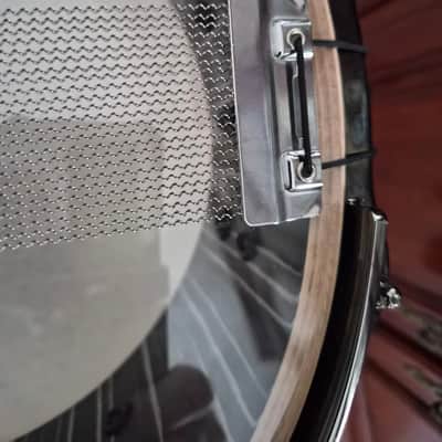 Sonor sq2 6x14"snare Heavy beach wood black sparkle lacquer - Black sparkle image 9