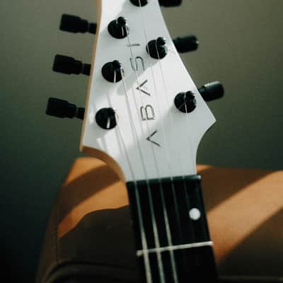 Abasi Guitars LARADA 6 MASTER SERIES SPARTAN // TUNDRA 2020 Matte Satin, White open-grain finish image 2