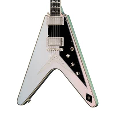 ***PREORDER*** Epiphone Futura Flying V Custom - Quicksilver Shift ***PREORDER***-Quicksilver Shift image 1