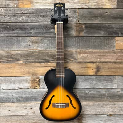 Kala KA-JTE Archtop Series Acoustic/Electric Tenor Ukulele with Pickup 2010s - 2-Tone Satin Sunburst image 9