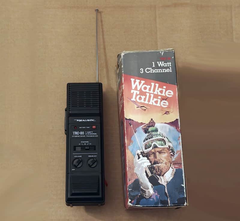 Radio Shack TRC-86 CB Walkie Talkie 3-Channel 1-Watt, 48 inch Antenna with Box image 1