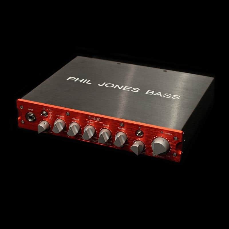 PJB (Phil Jones Bass) USED ​​D-400 Mod. (Red) with Amp Bag image 1