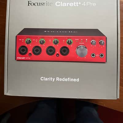 Focusrite Clarett+ 4Pre USB-C Audio Interface 2021 - Present - Red image 7