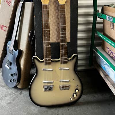 Danelectro Doubleneck 12-String and 6-String 1998 - 2004 - Black Burst image 1