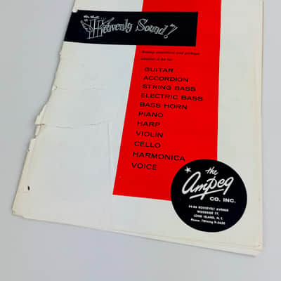 Ampeg “A Real Sound Buy!” Catalog – Early 1960s (c. 1960–1962) image 1