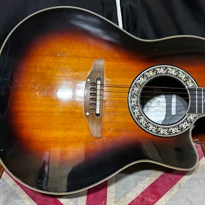 Ovation 1667 Legend 1982 - 1984 - Sunburst Acoustic Electric Guitar image 2