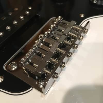 Squier Affinity Jazzmaster HH 2018 Artic White Loaded Body - Minor Issues, Like New, Bonus Saddles image 5
