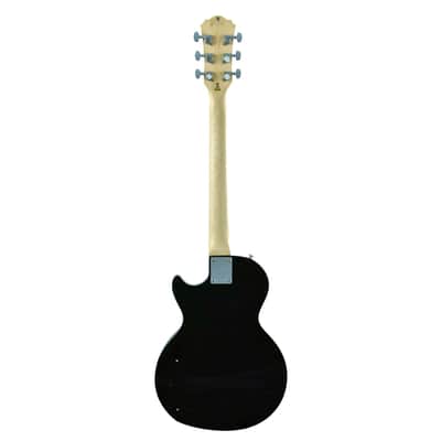 CNZ Audio LP Standard Electric Guitar - Rosewood Fingerboard & Maple Bridge, Black Finish image 2