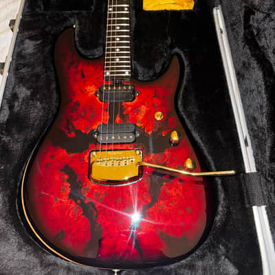 Ernie Ball Music Man Jason Richardson Signature Cutlass 6 - Rorschach Red image 7