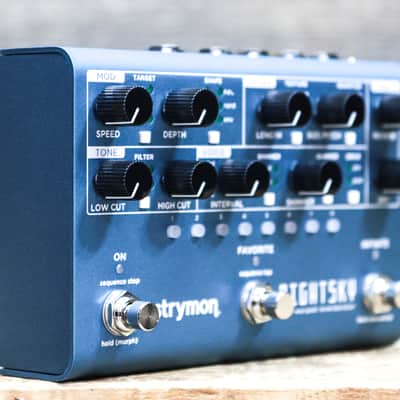 Strymon NightSky Time-Warped Reverberator Reverb Synthesis Machine Effect Pedal image 3