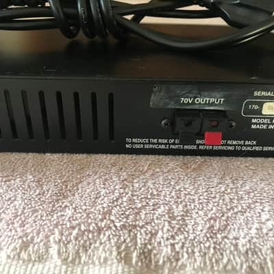 Rolls RA170 70-Volt Power Amplifier for commercial applications. Includes rack mount bolts and washers. image 7