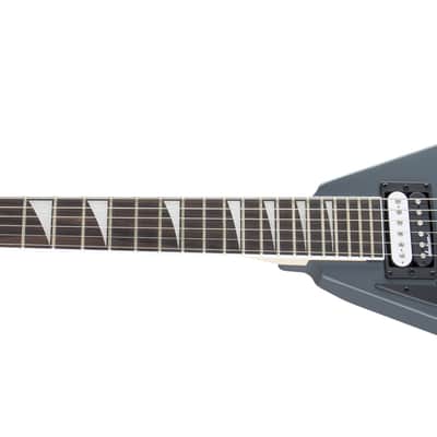 Jackson JS32 Rhoads Left Handed Satin Gray Electric Guitar, Amaranth Fretboard image 5