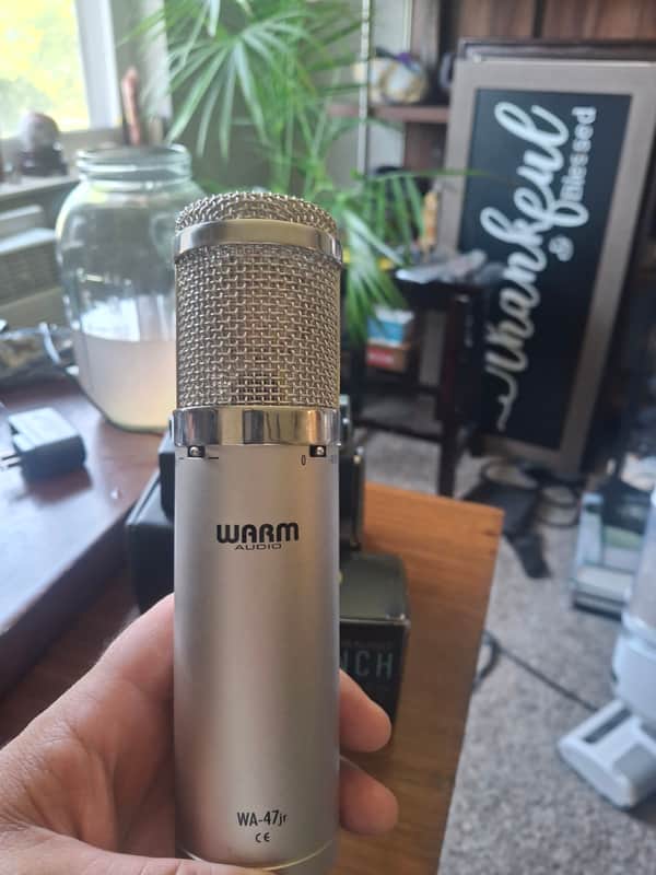 Warm Audio WA-47jr Large Diaphragm Multipattern FET Condenser Microphone 2018 - Present - Nickel image 1