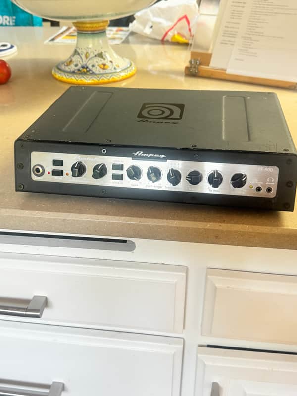 Ampeg PF-500 Portaflex 500-Watt Bass Amp Head 2011 - Present - Black image 1