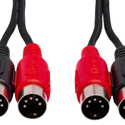 Hosa MID-204 Dual MIDI Cable, Dual 5-pin DIN to Same - 4 m image 4